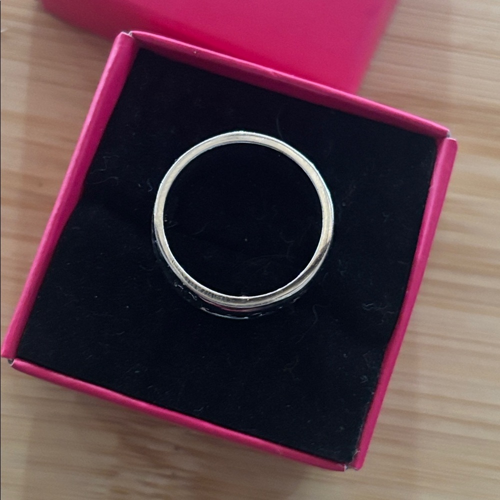 Sterling Silver 925 The Wizard of Oz “There’s No Place Like Home” Band Ring - Picture 6 of 14